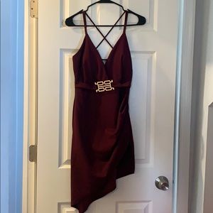 Charlotte Russe asymmetrical mini dress